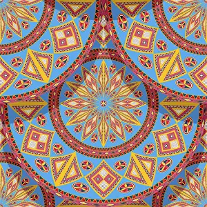 Najdi Style Seamless Pattern Prints: Najdi style vector seamless pattern