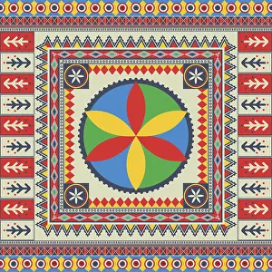 Najdi Style Seamless Pattern Prints: Najdi style vector seamless pattern