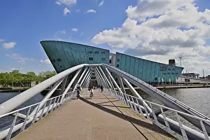 Prints of The NEMO Science Centre at Osterdok, Amsterdam, North Holland, Netherlands Amsterdam Prints: The NEMO Science Centre Print, Amsterdam, Netherlands