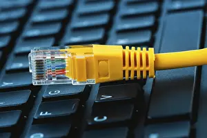 Digital Data Transmission Network Prints: Network access technology concept