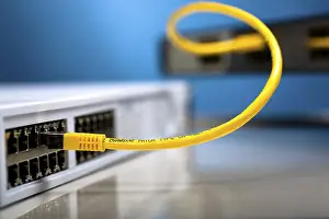 Electronic Communication Devices Prints: Network switches and patch cables