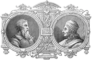 Roman Civilization Illustration Prints: Nicholas II Chrysoberges and Euthymios I