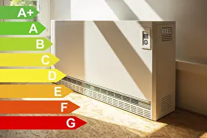 Environmental Pollution Reduction Prints: Night storage heating in a flat