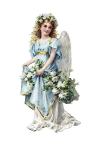 Easter Resurrection Symbolism Prints: Nostalgic greeting card for Easter