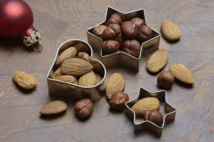 Hazelnut Nutrition Facts Prints: Nuts and cookie cutters, almonds and hazelnuts