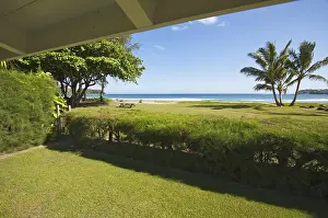 Summer Holiday Destination Prints: Ocean view from the veranda