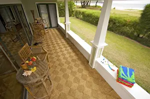 Oceanfront Lanai Prints: Oceanfront lanai and view