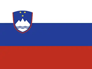 Prints of Official national flag of Slovenia Slovenia Prints: Official National Flag of Slovenia Print