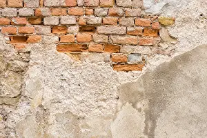 Brick Wall Texture Prints: Old brick wall