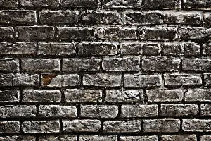 Deserted Brick Building Prints: Old brick wall texture