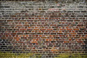 Brick Wall Background Image Prints: Old brick wall texture background