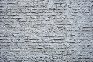 Deserted Construction Site Photo Prints: Old brick wall texture background