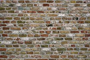 Brick Wall Texture Prints: Old brick wall texture background