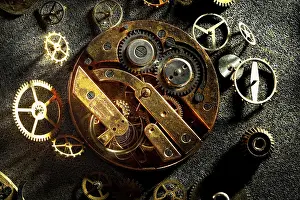 Old Clockwork Germany Prints: Old clockwork, Germany