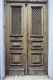 Sport Prints: Old Front Door Print, Funchal, Madeira