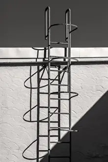 Deserted Building Architecture Prints: The old fire escape