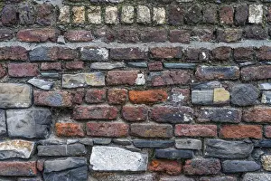 Old Stone Wall Texture Prints: Old grungy stone wall. Texture and Background for your projects and creative work