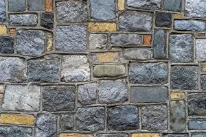 Old Stone Wall Texture Prints: Old grungy stone wall. Texture and Background for your projects and creative work
