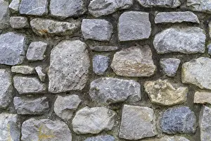 Old Stone Wall Texture Prints: Old grungy stone wall. Texture and Background for your projects and creative work
