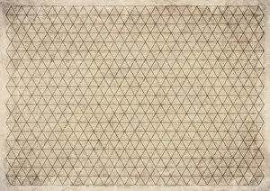 Vintage Styled Landscape Photograph Prints: Old Isometric Graph Paper Landscape