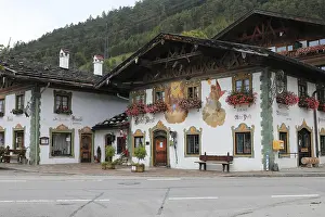 Upper Bavaria Landmark Prints: Old Post Office, Luftlmalerei