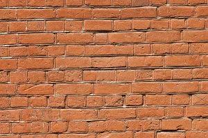 Red Brick Wall Background Prints: Old red brick wall as background