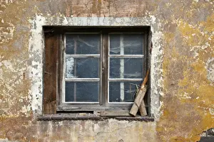 Uninhabited Desert Landscapes Prints: Old window