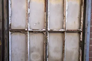 Images Dated 2nd December 2024: An Old Window Frame Print - Rusty and Faded