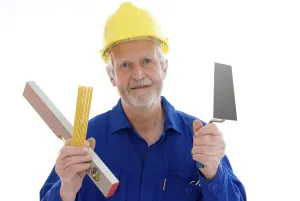 Mason Craftsman Prints: Older workman