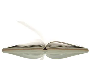 Deserted Studio Environment Photo Prints: Open book