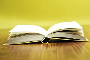 Cracked Open Book Page Prints: Open book