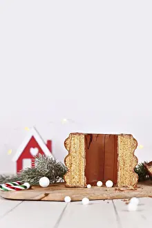 Traditional German Baked Goods Prints: Open cake called Baumkuchen