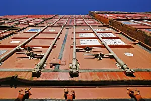 Container Reloading Point Prints: Open sea container