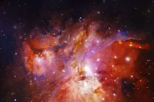 Space Agency Images Prints: Cluster of stars in deep space