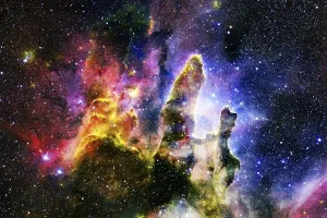 NASA Space Images Prints: Outer space, cosmic landscape. Nebula