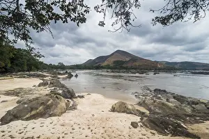 Uninhabited Rocky Outcrop Prints: Overlook over the Ogoolle River