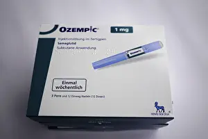 Images Dated 9th March 2024: Ozempic Subcutaneous Print for Diabetes 2 Treatment