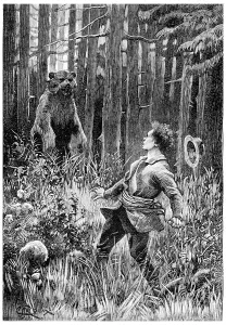 Wild Animal Illustration Prints: At twenty paces, stood a huge bear