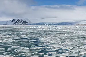 Scandinavian Coastline Prints: Palanderbukta Bay, Pack ice pattern