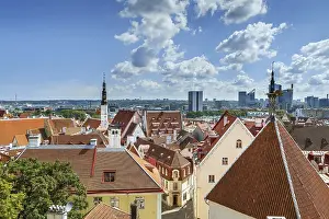 Prints of Panoramic view of Tallinn from Toompea hill, Estonia Estonia Prints: Panoramic View of Tallinn from Toompea Hill Print, Estonia