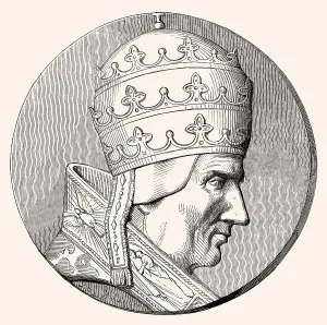 Roman Catholic Leaders Prints: Papst Sylvester II oder Silvester II