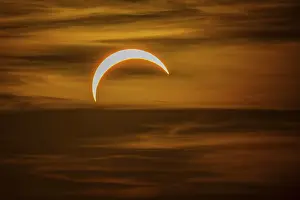 Central Europe Nature Scenes Prints: Partial solar eclipse 11/12/2026