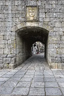 Deserted Village Portugal Prints: Partial view of King's gate