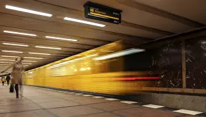 Local Transport System Prints: Passengers on the Berlin Underground