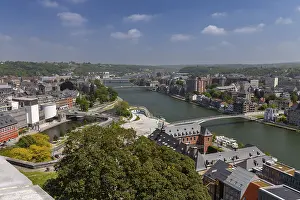 Meuse River Belgium Prints: Passerelle l'Enjambee