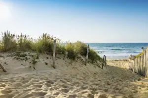 Brittany Beaches Prints: Path through the dunes to the beach