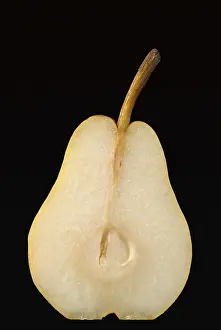 Studio Fruit Photography Prints: Pear half
