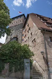 Bavaria Tower Prints: Pentagonal tower and imperial stables