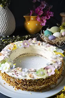 Sweet Breakfast Ideas Prints: Perfect cake wreath for the Easter table