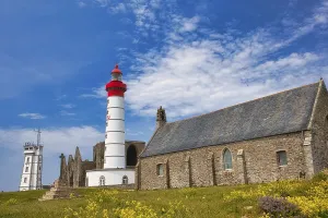 Finistere Department Landmarks Prints: Phare de Saint-Mathieu, lighthouse